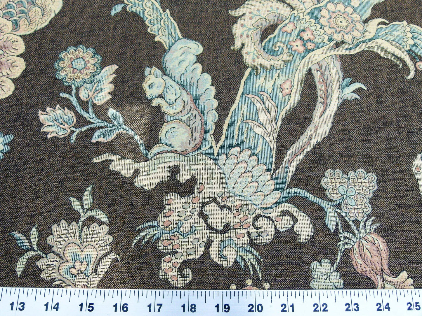 Scalamandre Siracusa Tapestry Brown Floral Jacobean MSRP USD 304