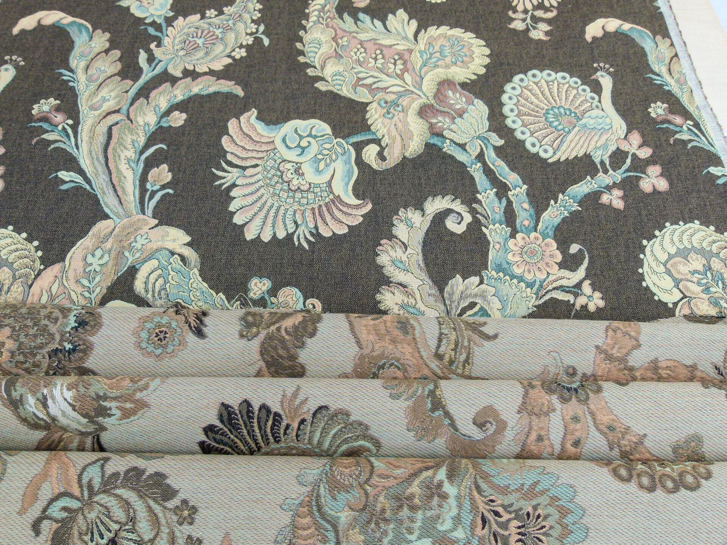 Scalamandre Siracusa Tapestry Brown Floral Jacobean MSRP USD 304