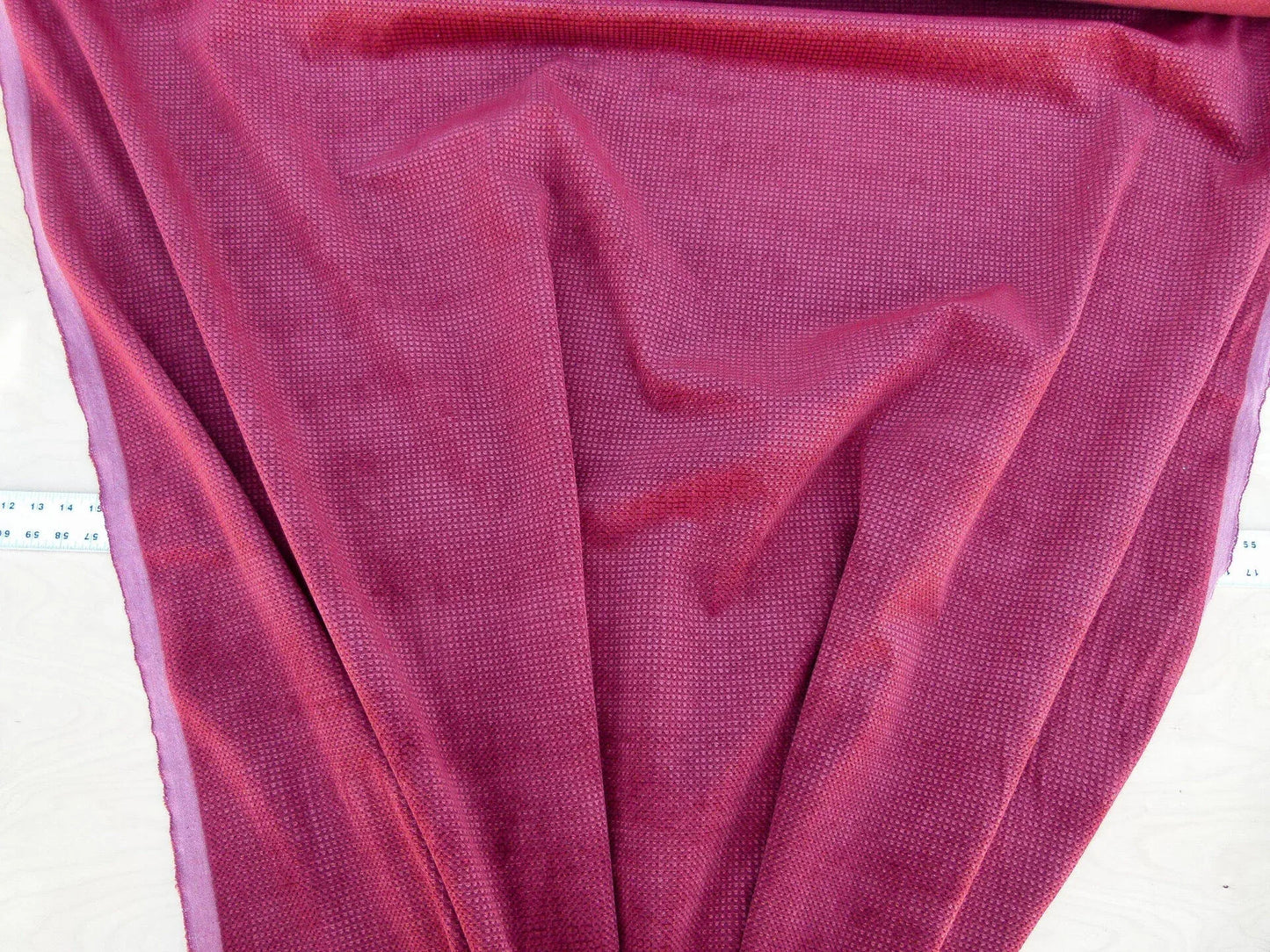 Scalamandre Velour Caviar Brick High End Woven Upholstery Fabric Red MSRP USD 402/yd