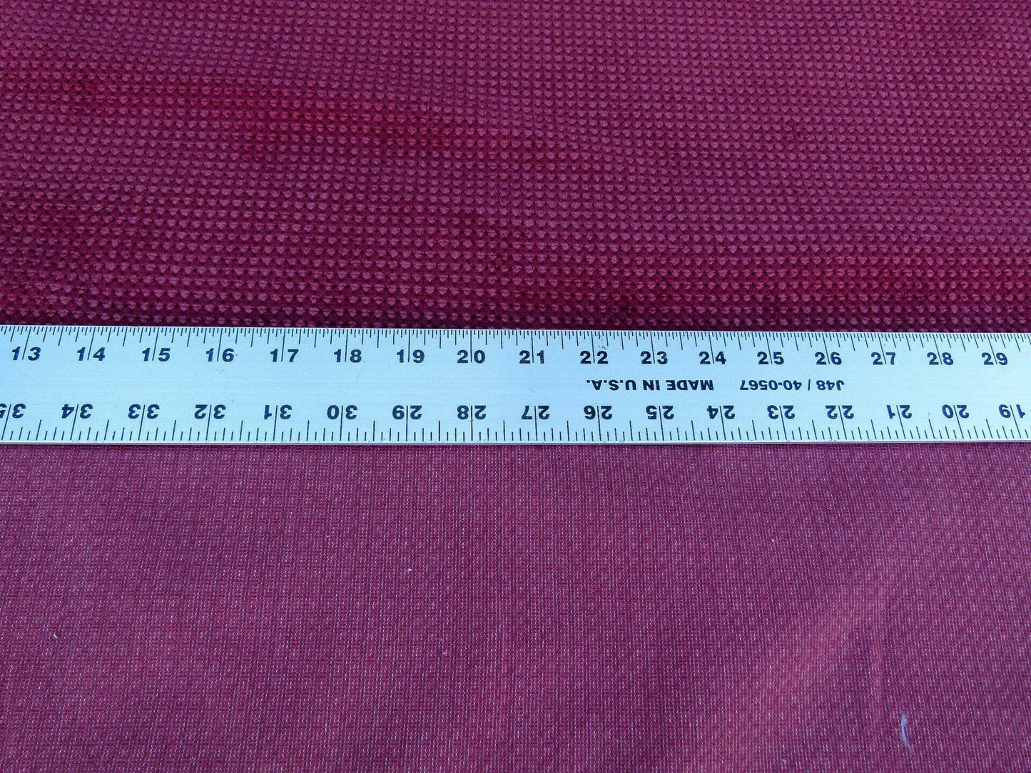 Scalamandre Velour Caviar Brick High End Woven Upholstery Fabric Red MSRP USD 402/yd