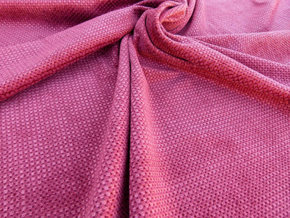 Scalamandre Velour Caviar Brick High End Woven Upholstery Fabric Red MSRP USD 402/yd