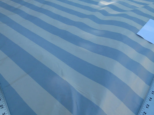 Scalamandre Harwood Taffeta Stripe French Blue Serene Colors And Texture MSRP USD 288
