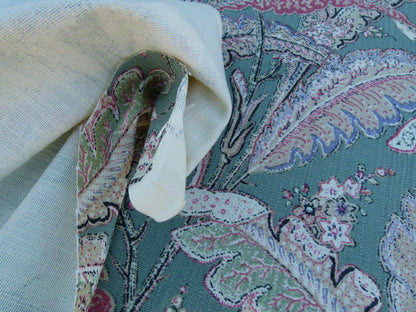 Scalamandre Palmette Green Hand Screen Printed  MSRP USD 250