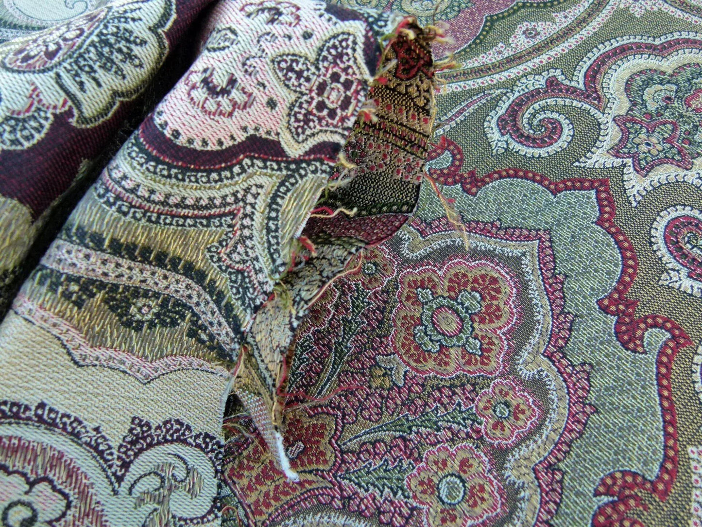 Scalamandre Konar Burgundy Intricate Tamil Decorative Medallion In Red Pink  MSRP USD 324