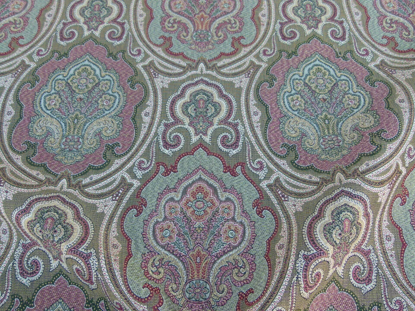 Scalamandre Konar Burgundy Intricate Tamil Decorative Medallion In Red Pink  MSRP USD 324