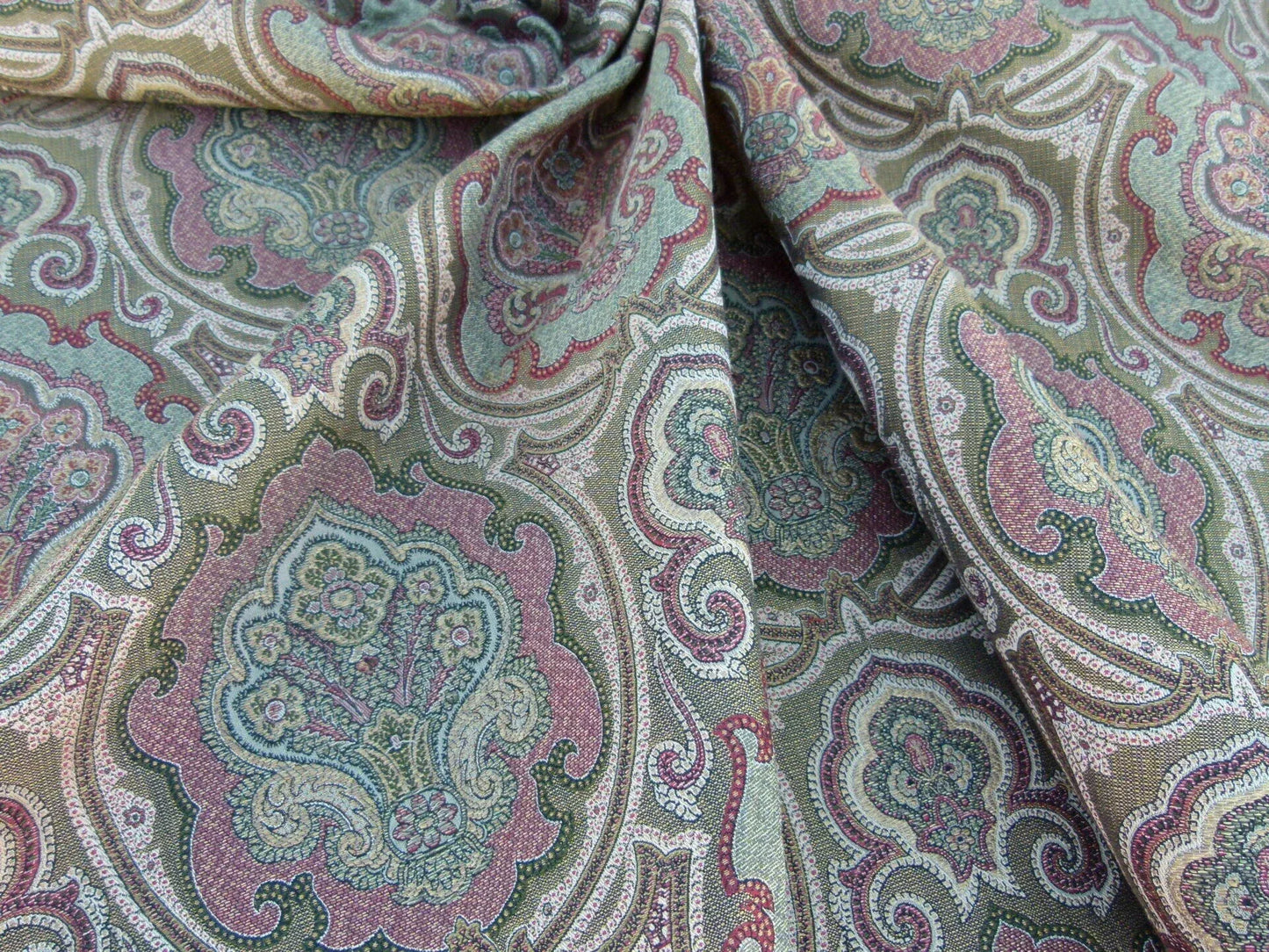 Scalamandre Konar Burgundy Intricate Tamil Decorative Medallion In Red Pink  MSRP USD 324