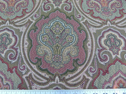 Scalamandre Konar Burgundy Intricate Tamil Decorative Medallion In Red Pink  MSRP USD 324