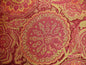bty 100%silk Lampas Rich "claret" Red Pink &amp; Gold Kaleidoscope MSRP USD 300+/Y