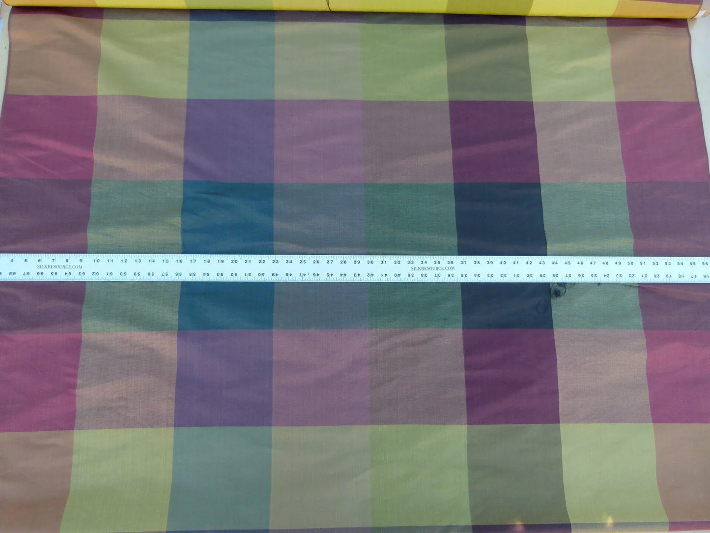 Scalamandre Hampleton Rainbow Silk Taffeta With Rainbow Of Colors MSRP USD 152