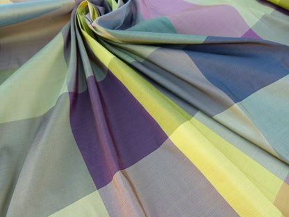 Scalamandre Hampleton Rainbow Silk Taffeta With Rainbow Of Colors MSRP USD 152