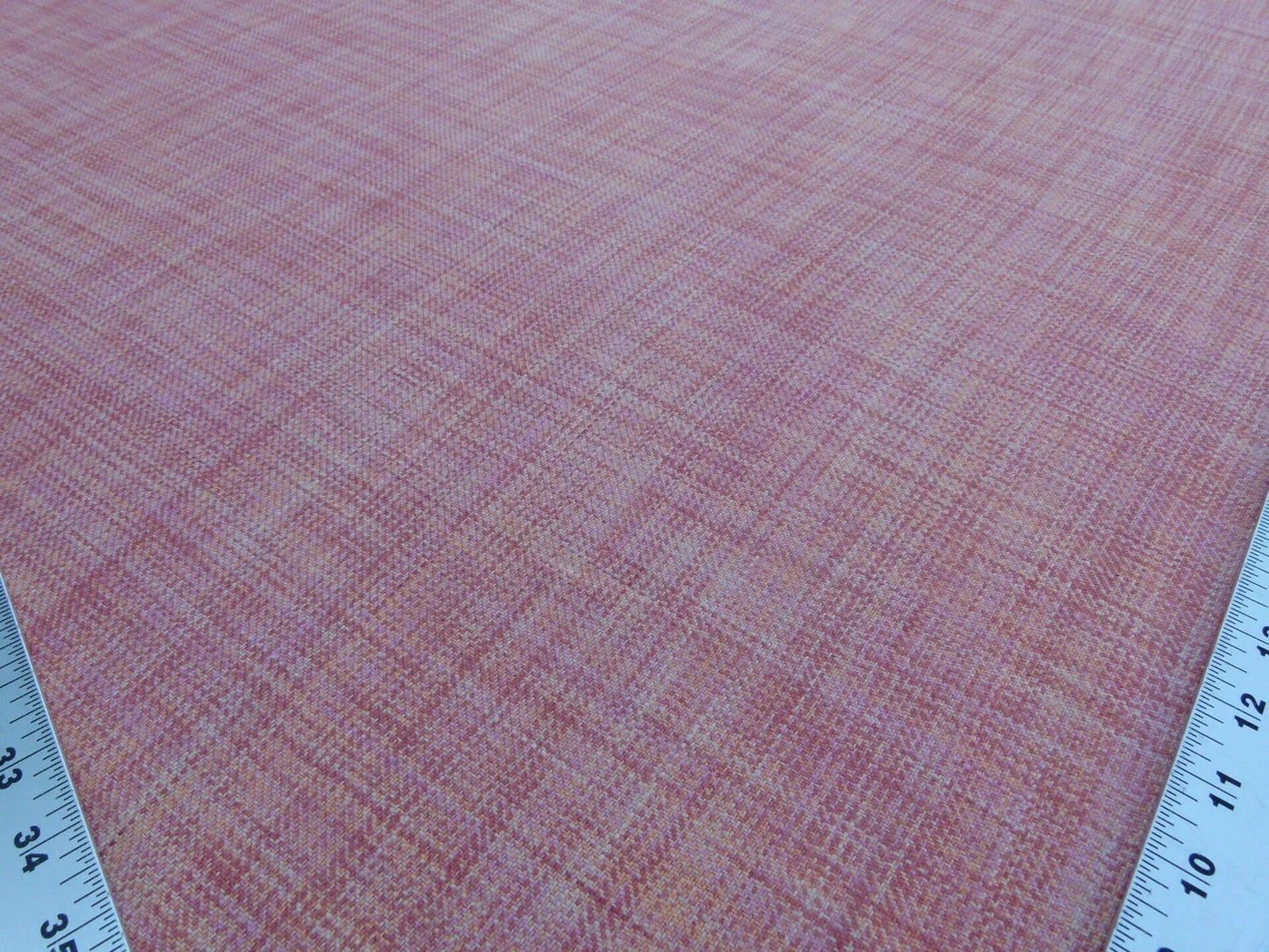 Scalamandre Flip Peach Coral Double Sided Space Dyed Yarns Reversible Colors  Pink Peach MSRP USD 358/y