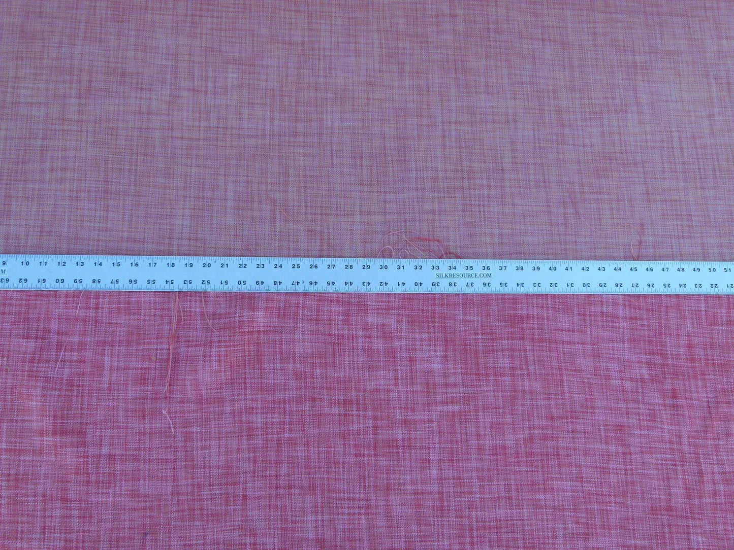 Scalamandre Flip Peach Coral Double Sided Space Dyed Yarns Reversible Colors  Pink Peach MSRP USD 358/y