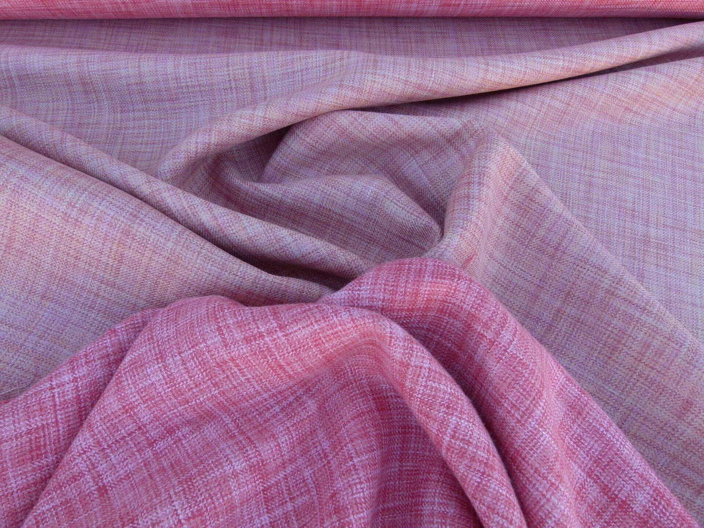 Scalamandre Flip Peach Coral Double Sided Space Dyed Yarns Reversible Colors  Pink Peach MSRP USD 358/y