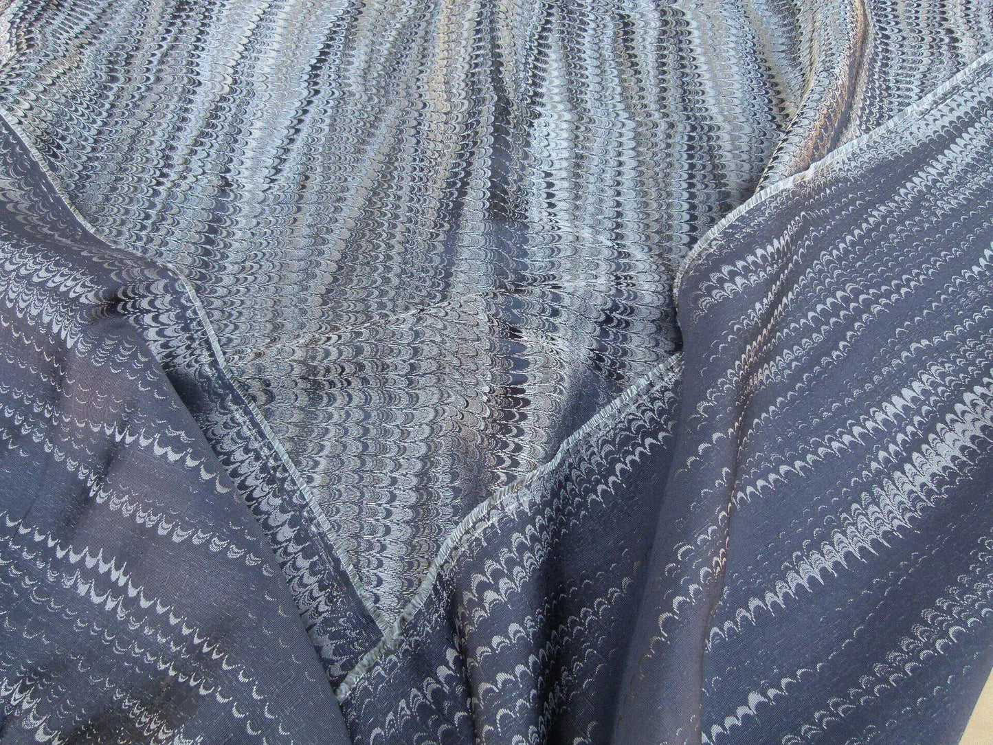 Scalamandre Ebru Silk Weave Smoke Jacquards / Wovens By Scalamandré Grey   MSRP USD 424