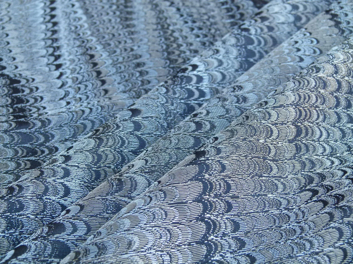 Scalamandre Ebru Silk Weave Smoke Jacquards / Wovens By Scalamandré Grey   MSRP USD 424