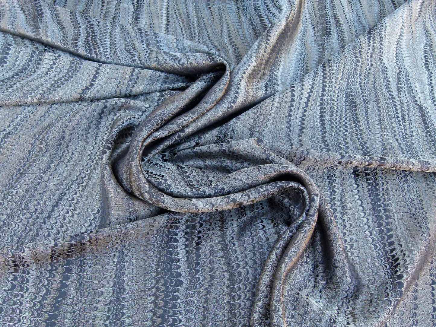 Scalamandre Ebru Silk Weave Smoke Jacquards / Wovens By Scalamandré Grey   MSRP USD 424