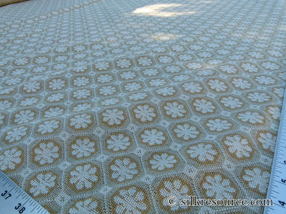 Scalamandre Xi'an The Jacquards / Wovens By Colony Yellow White MSRP USD 498/y