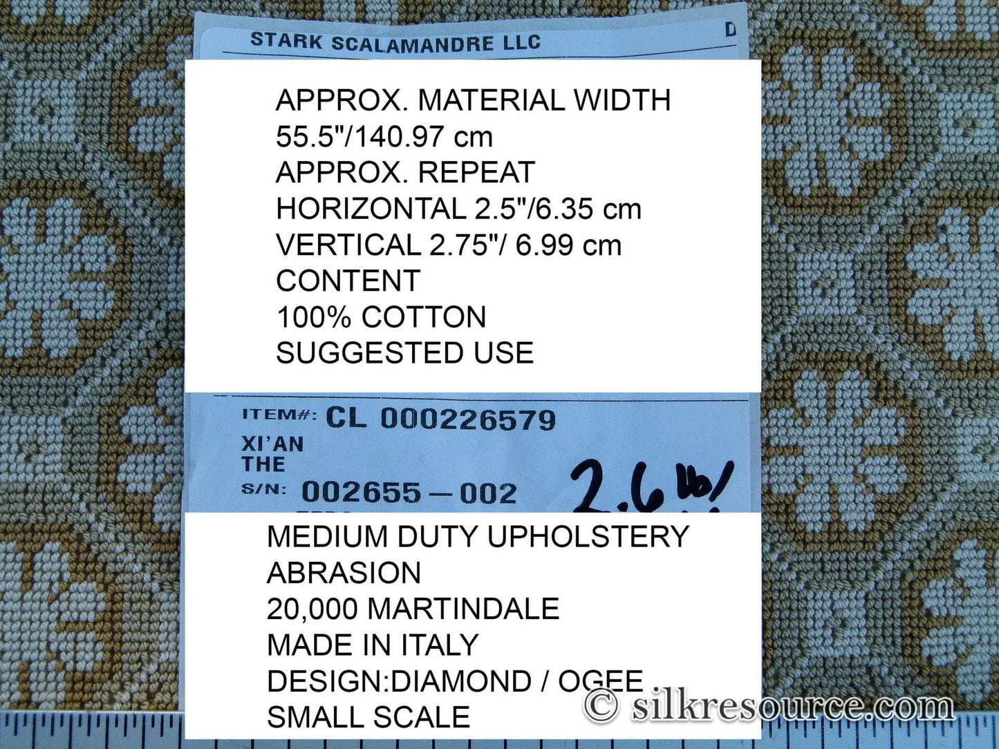 Scalamandre Xi'an The Jacquards / Wovens By Colony Yellow White MSRP USD 498/y