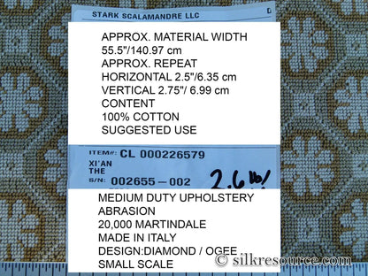 Scalamandre Xi'an The Jacquards / Wovens By Colony Yellow White MSRP USD 498/y