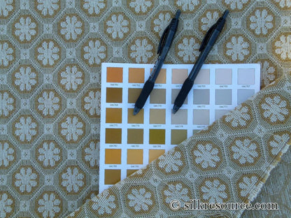 Scalamandre Xi'an The Jacquards / Wovens By Colony Yellow White MSRP USD 498/y