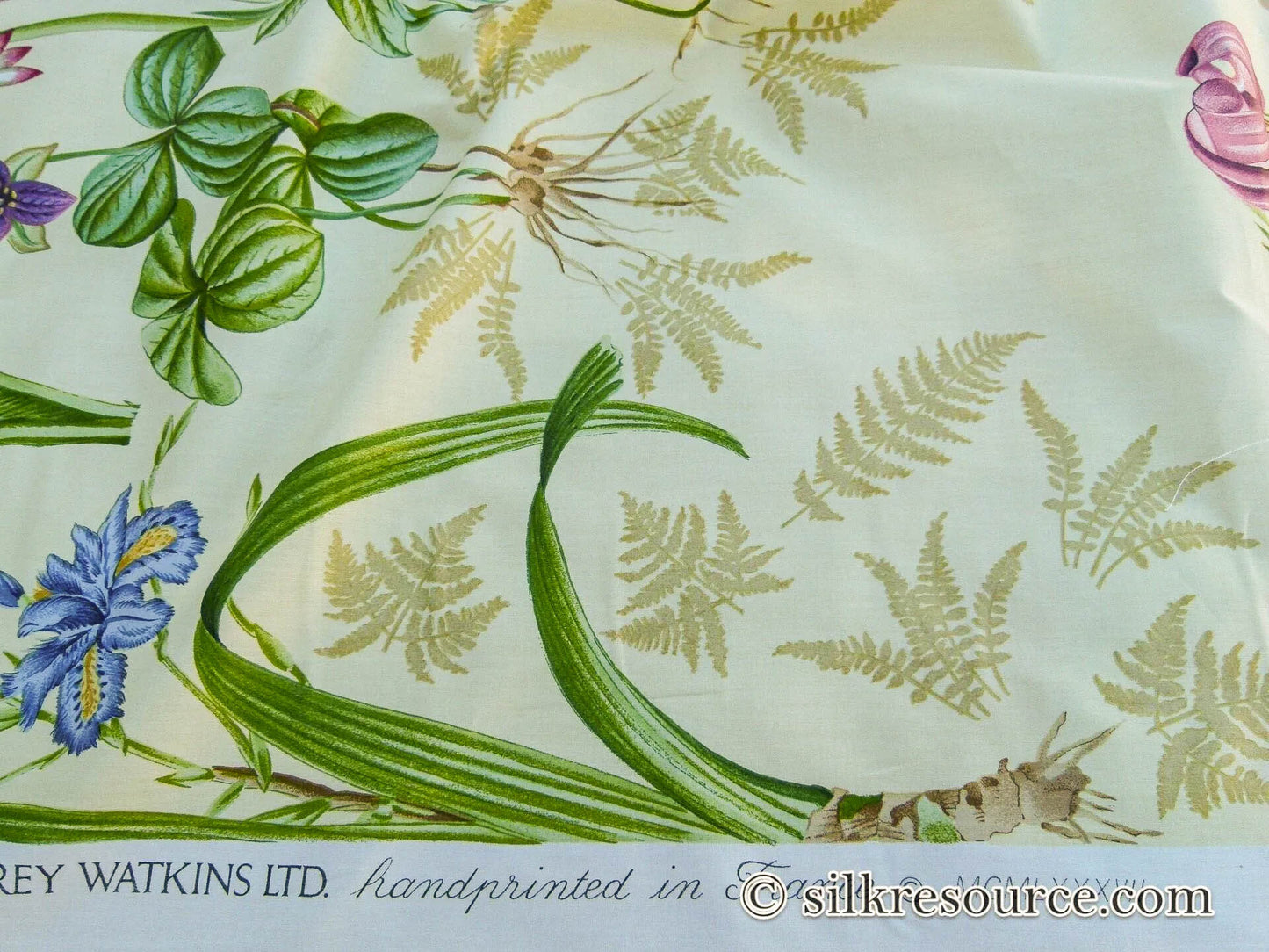 Scalamandre Le Jardin Du Bonheur Yellow Realistic Botanical Drawing And Painting. MSRP USD 612/y