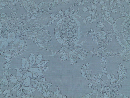 Scalamandre Padua Beige/ecru  Classic Pomegranates Hand Printed Linen in U.S. MSRP USD 174/y