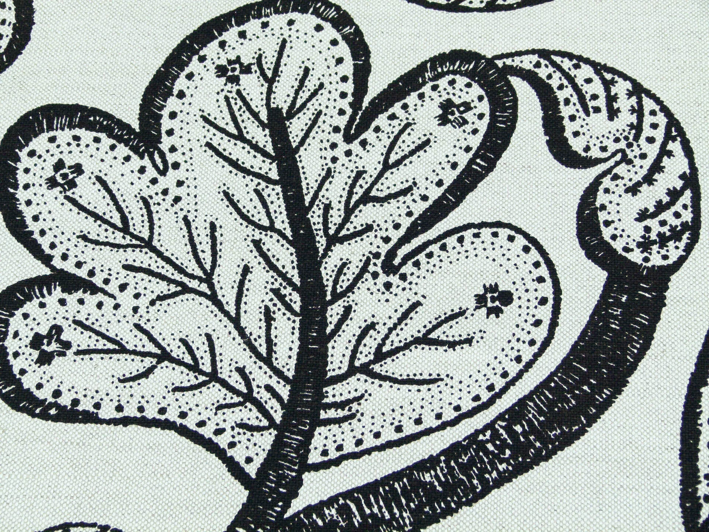 Scalamandre Russell -linen Cotton Natural Brown On Natural Albert Hadley Linen Print Jacobean Tan  White Brown MSRP USD 188