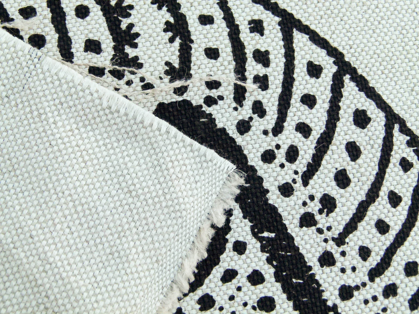 Scalamandre Russell -linen Cotton Natural Brown On Natural Albert Hadley Linen Print Jacobean Tan  White Brown MSRP USD 188