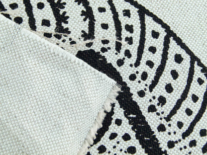 Scalamandre Russell -linen Cotton Natural Brown On Natural Albert Hadley Linen Print Jacobean Tan  White Brown MSRP USD 188