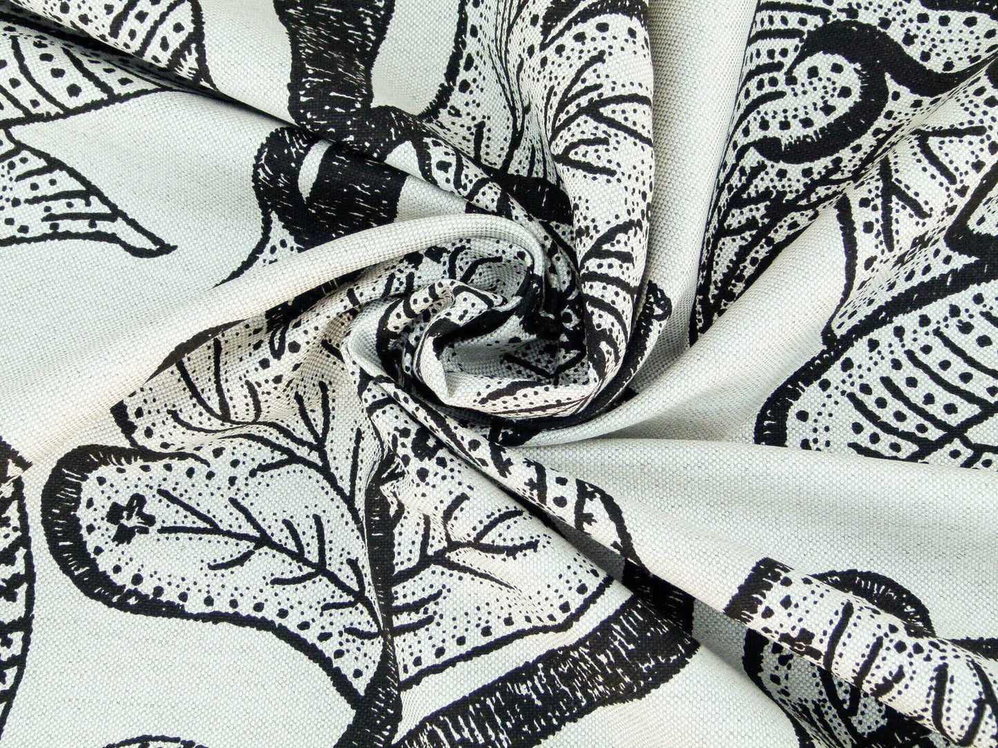 Scalamandre Russell -linen Cotton Natural Brown On Natural Albert Hadley Linen Print Jacobean Tan  White Brown MSRP USD 188