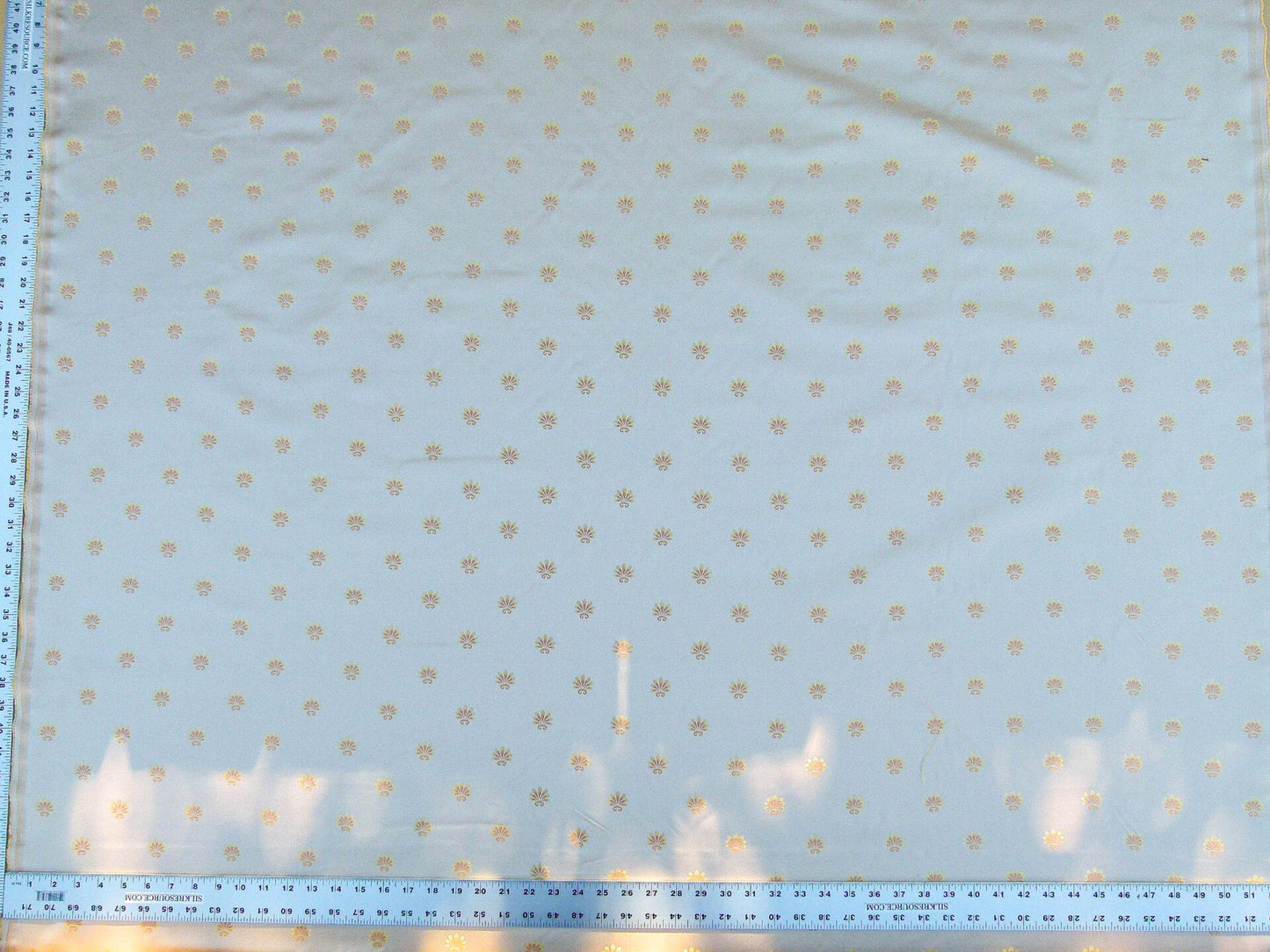 Scalamandre Saumur Creme Juicy Golden Orange &amp; Pale Butter Over Cream Background MSRP USD 706/y