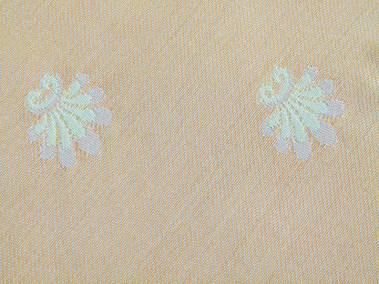 Scalamandre Saumur Creme Juicy Golden Orange &amp; Pale Butter Over Cream Background MSRP USD 706/y