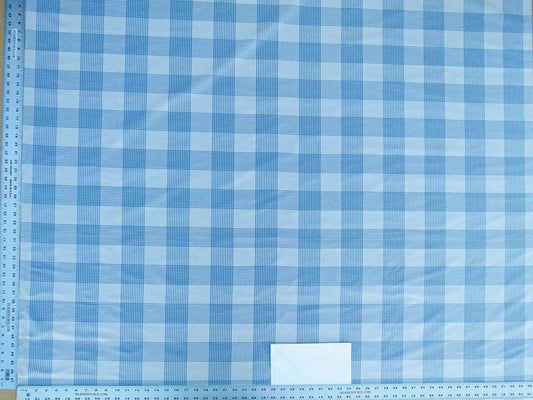 Scalamandre Haddon Taffeta Plaid Periwinkle Plaid 100% Silk Fabric Stripe Blue White MSRP USD 288/y