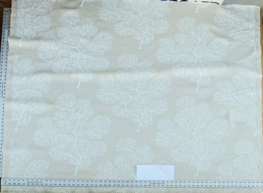 Scalamandre Bay Coral Cream White  Coral Reef Ocean On Solid-colored Ground Print 100% Linen MSRP USD 214