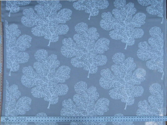 Scalamandre Bay Coral Oyster White  Coral Reef Ocean On Solid-colored Ground Print 100% Linen MSRP USD 214