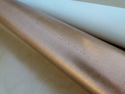 by yard Scalamandre Tea Leaf Copper Handmade Wallpaper Gold Leaf On Rice Paper MSRP USD 464/yard