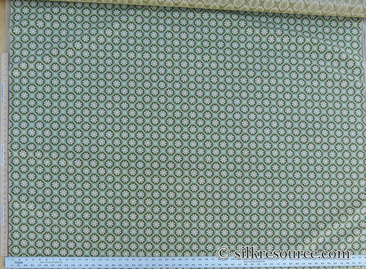 Scalamandre Xi'an Bambou Jacquards / Wovens By Colony Green White MSRP USD 498/y