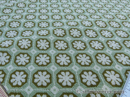 Scalamandre Xi'an Bambou Jacquards / Wovens By Colony Green White MSRP USD 498/y