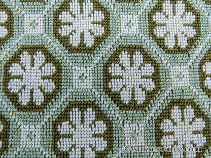 Scalamandre Xi'an Bambou Jacquards / Wovens By Colony Green White MSRP USD 498/y