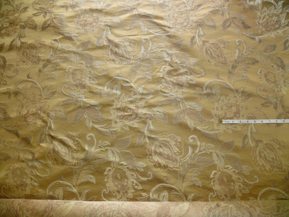 RM Coco 100% silk Lampas Gilded Paisley Lariat Cream White Gold Silver MSRP USD 267.90/Y