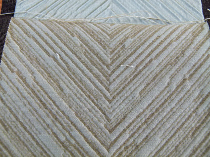 Scalamandre Raja Copper Titanium &amp; Chocolate Spectacular Orange White Stripes In Silk Blend Silky Hot Textured And Bold White Brown MSRP USD 250/y