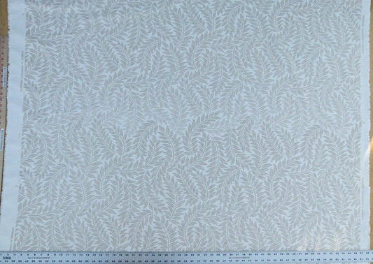 Scalamandre Patrick Beige On White Willow Tree Botanical Foliage Linen Cotton MSRP USD 124