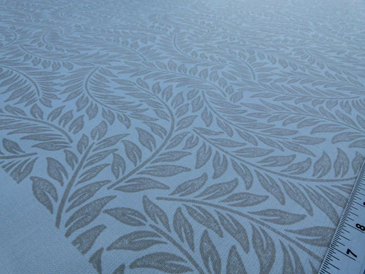 Scalamandre Patrick Beige On White Willow Tree Botanical Foliage Linen Cotton MSRP USD 124