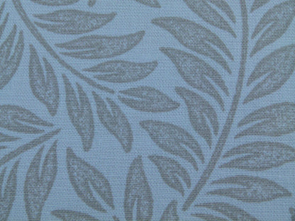 Scalamandre Patrick Beige On White Willow Tree Botanical Foliage Linen Cotton MSRP USD 124