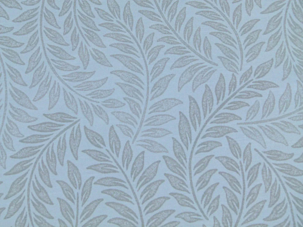 Scalamandre Patrick Beige On White Willow Tree Botanical Foliage Linen Cotton MSRP USD 124