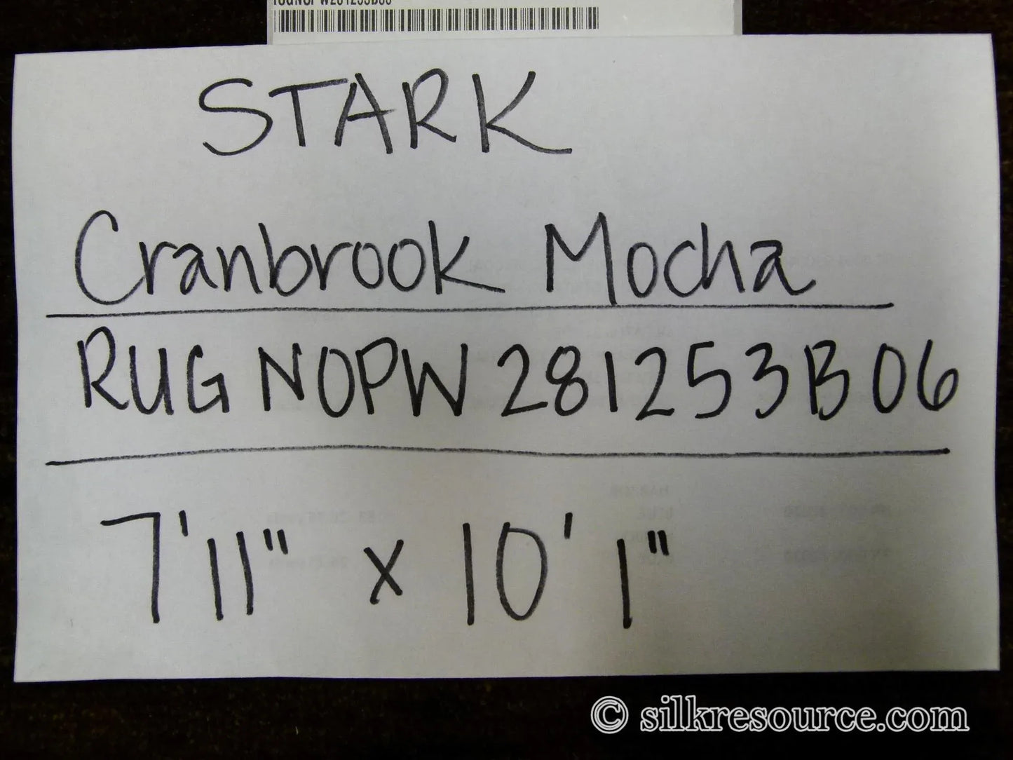 Stark Cranbook Mocha 7'11" X 10' 1" Colorful Stripe Red Beige Mustard Modern Wool Rug MSRP USD 1690