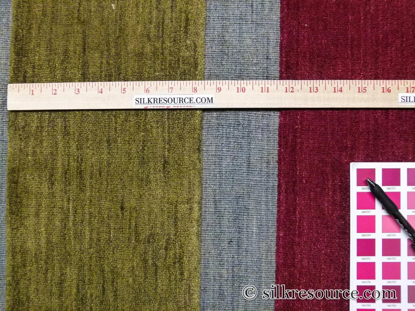 Stark Cranbook Mocha 7'11" X 10' 1" Colorful Stripe Red Beige Mustard Modern Wool Rug MSRP USD 1690