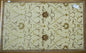 Stark Englewood Wheat 5x3' Gold Cream Silk Wool Hand-knotted Rug Modern Tulip Lotus Artichoke Crewel Flora MSRP USD 1500