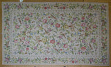 Stark Bell Gardens Tan 8' X 5' Flower Birds Butterfly Garland 100% Wool Rug Pink Green Yellow MSRP USD 1300