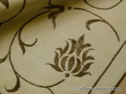 Stark Endicott Silver 5x8' Silk Wool Hand-knotted Rug Medallion Damask MSRP USD 4550